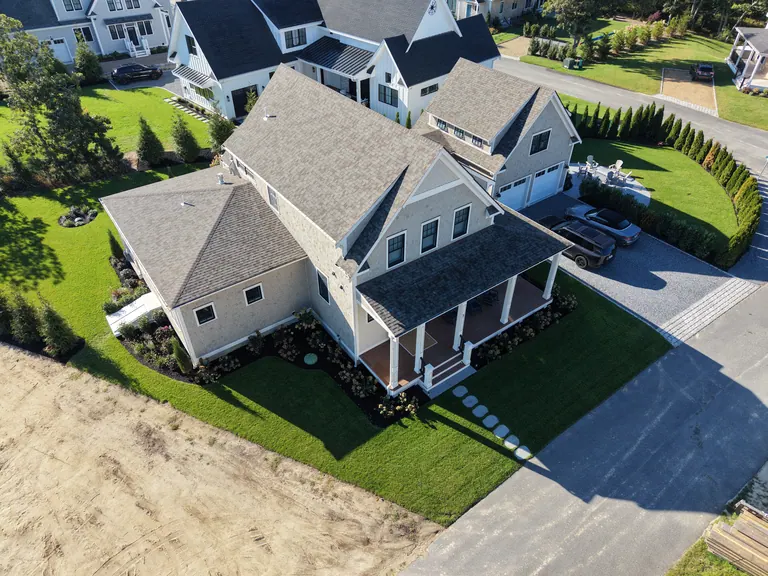 Finished Infinity Landscaping installation on Martha's Vineyard