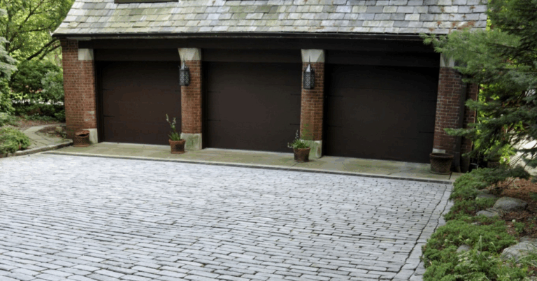 Cobblestone Driveway Aprons in Edgartown