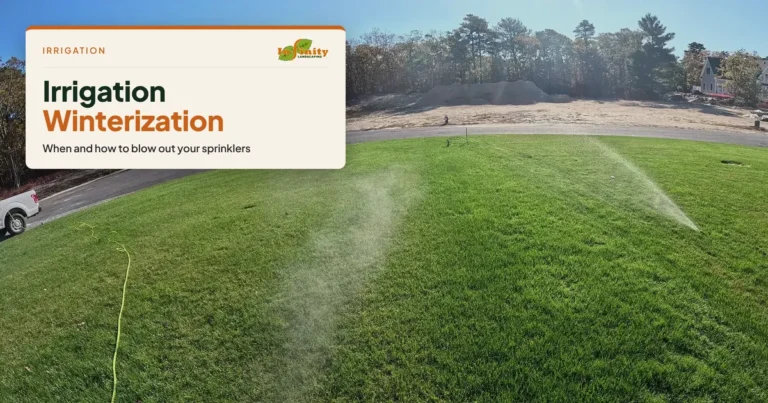 Irrigation Winterization on Martha’s Vineyard: When and How to Blow Out Your Sprinklers